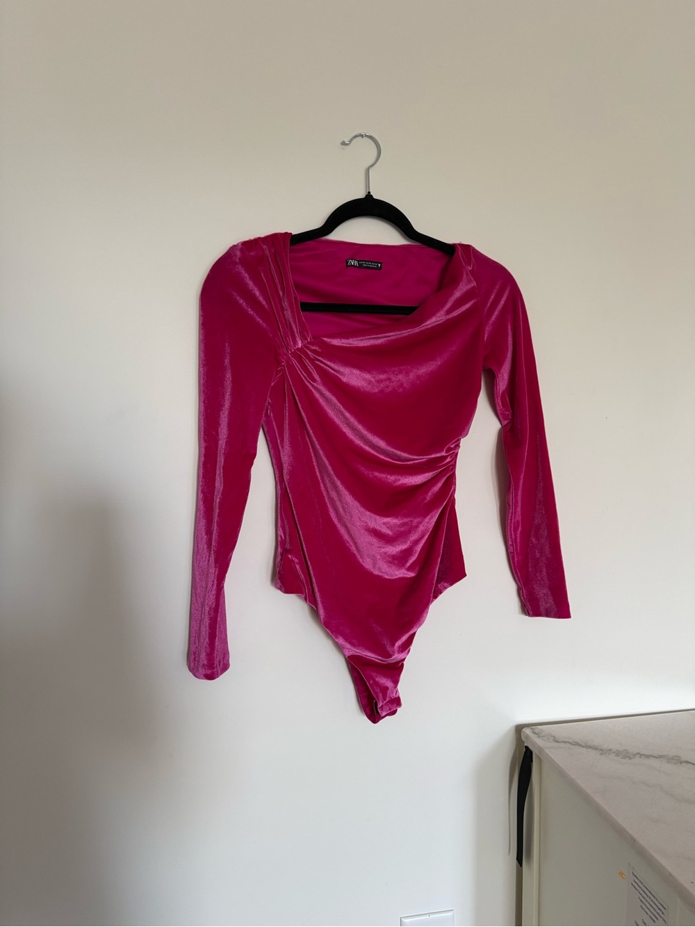 Zara Velvet Bodysuit